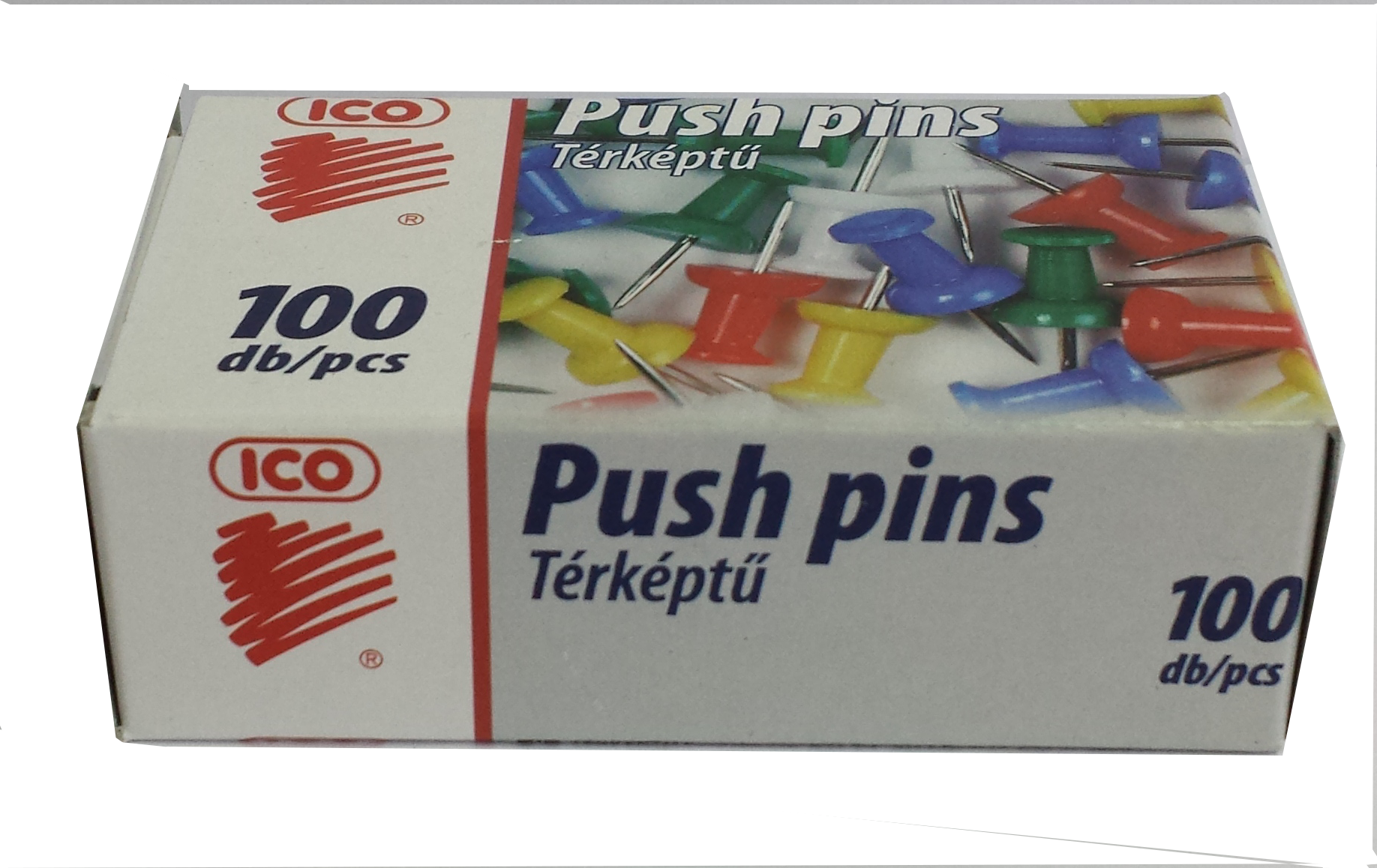 Ico Colored Push Pins - Antoniou Copycenter (1836x1158), Png Download