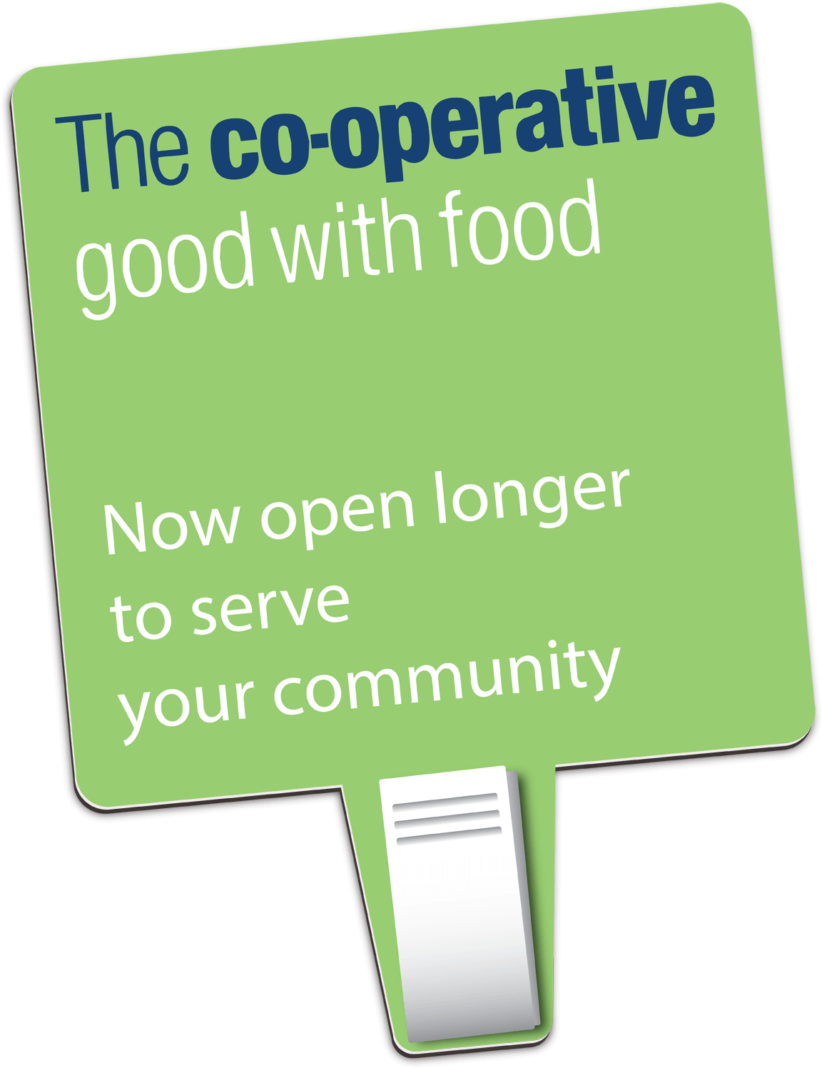 Fridge Magnet Clip - Co Operative Food (1500x1500), Png Download