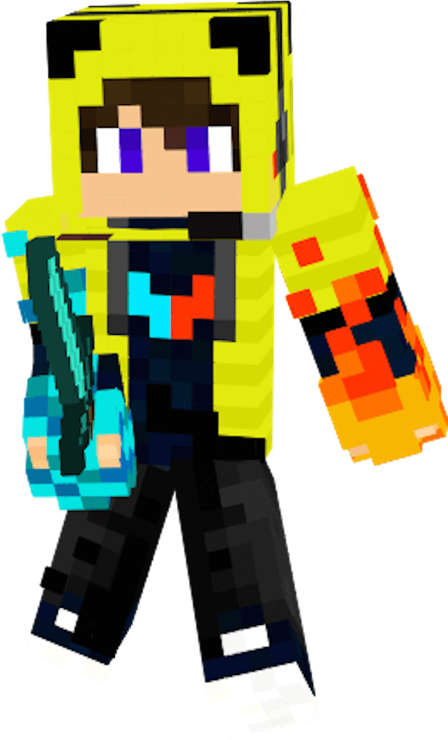 Make 2 Custom Minecraft Renders - Minecraft (633x1049), Png Download