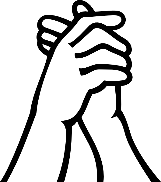 Occupy Corvallis - High Five Hand Drawing (529x600), Png Download