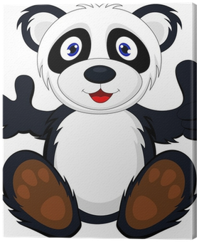 Cuadro En Lienzo Panda Del Bebé Con El Pulgar Arriba - Thumb (400x400), Png Download