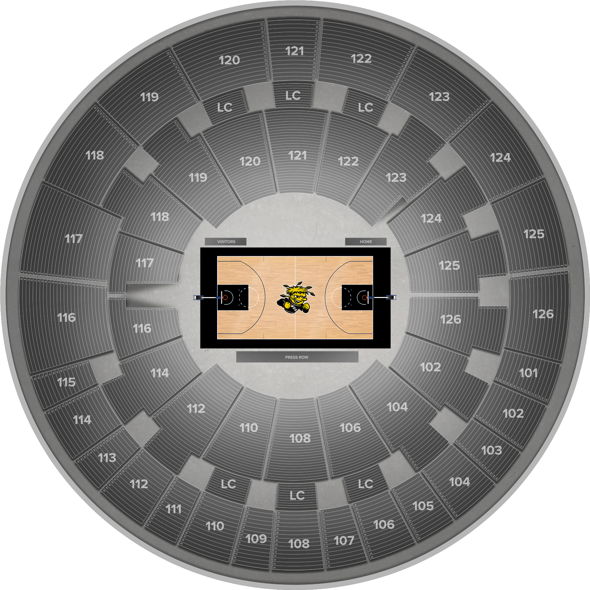 Southern Miss Basketball At Wichita State Basketball - Wichita (2560x1936), Png Download