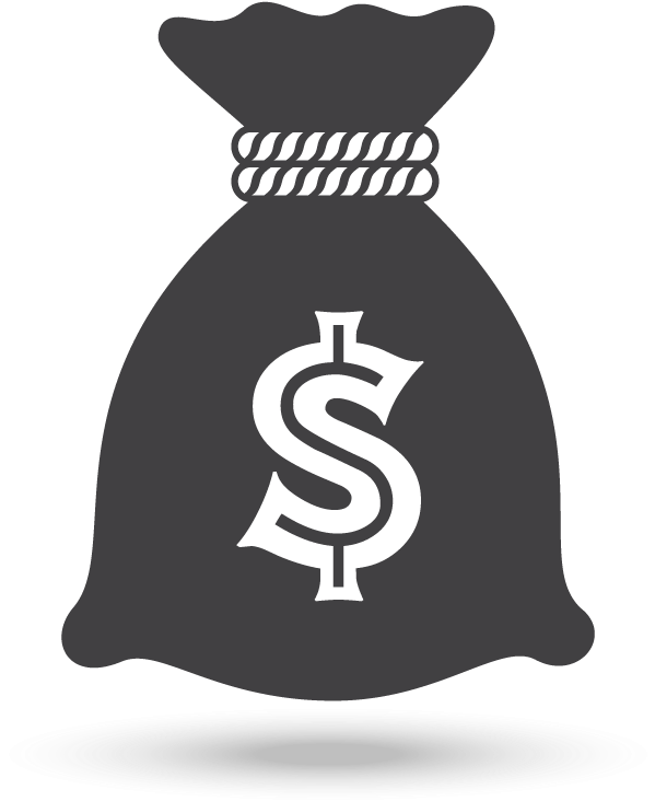 What's It All Costing You - Money Bag (600x745), Png Download