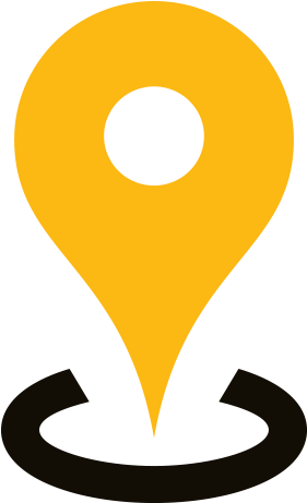 Geofilters - Google Map Marker Yellow (360x460), Png Download