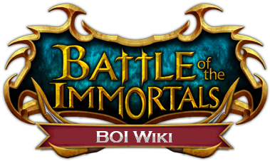 Wiki Logo - Battle Of The Immortals Logo Psd (500x307), Png Download