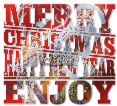 Advanced Pu Cartoon Santa Claus Wish You Merry Christmas - Santa Claus (450x450), Png Download