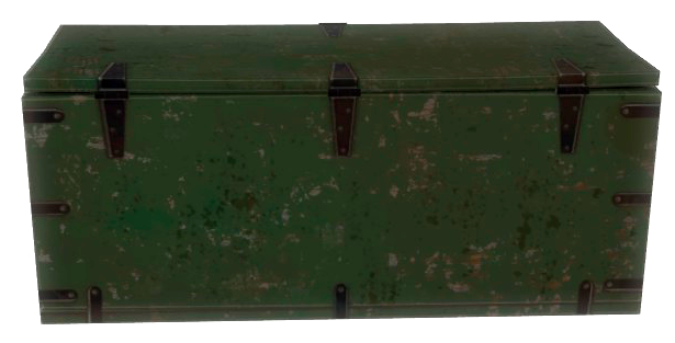 Fo4-footlocker - Fallout Footlocker (631x408), Png Download