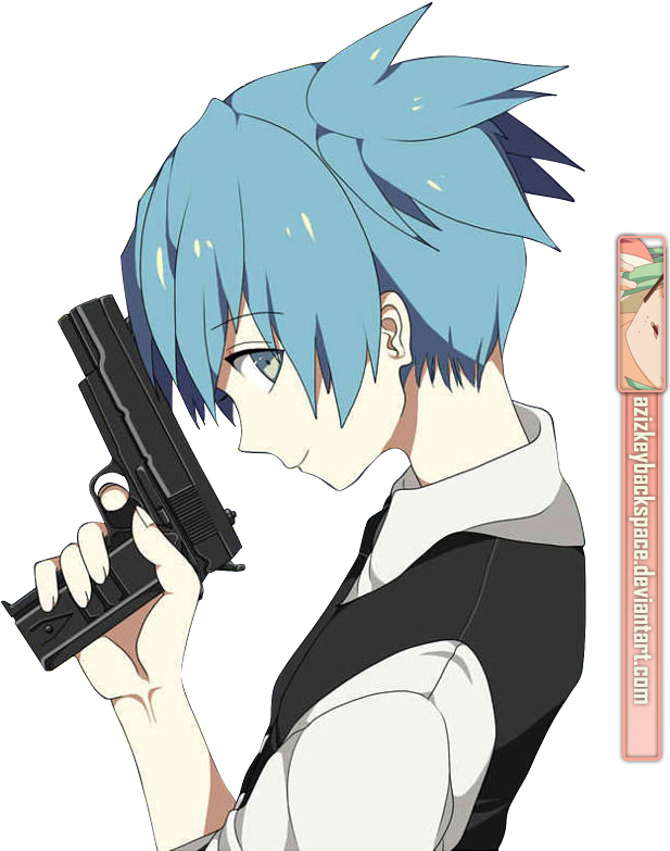 Shiota Nagisa - Assassination Classroom Nagisa Render (649x796), Png Download