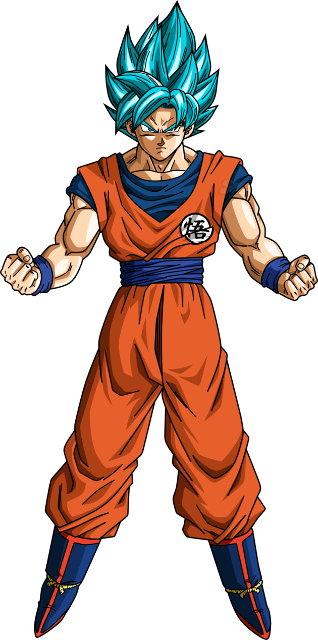 Goku Ssj Blue V3 By Saodvd-daj905p - Dragon Ball Goku Ssj Blue (630x1268), Png Download