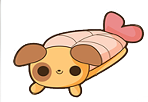 Png Kawaii By Sharii De Black On Clipart Library - Perro Kawaii Png (500x343), Png Download