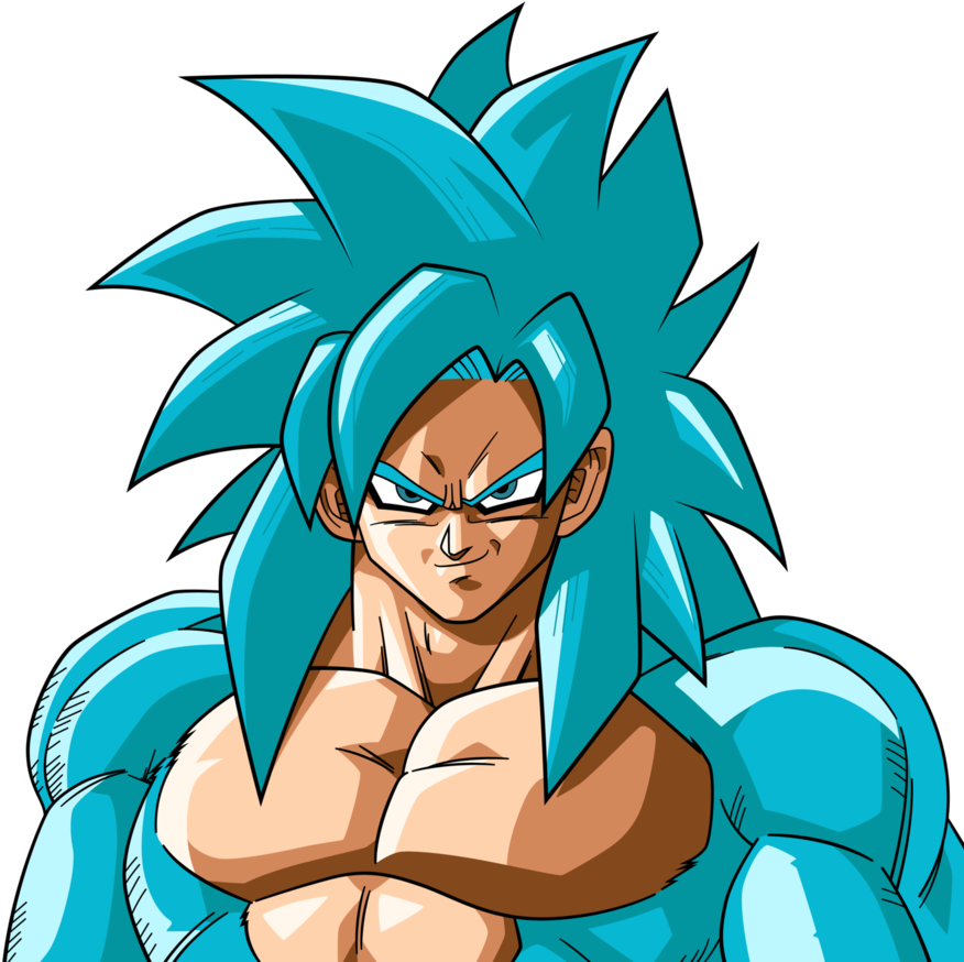 Super Saiyan Blue 4 Goku Budokai 3 By Rayzorblade189-d9xwhte - Goku Super Saiyan Blue 4 (881x907), Png Download