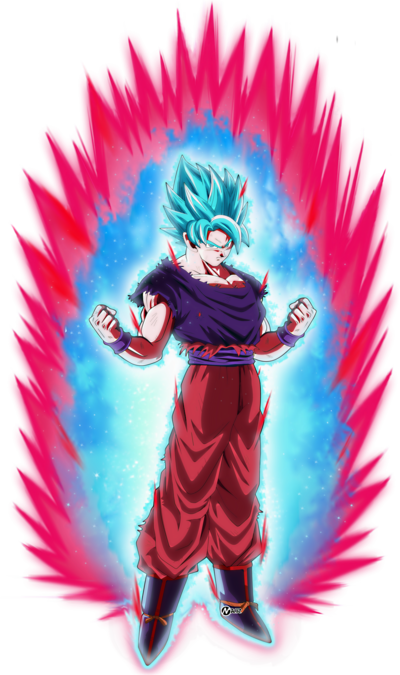 Goku Ssj Blue Kaioken By Naironkr Dc2wntc2 Goku Super Saiyan Blue Kaioken X20 Full Size Png Download Seekpng