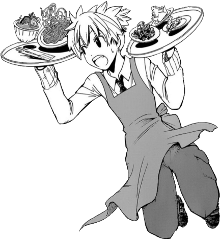 Le Serveur - Nagisa Shiota Manga Png (500x497), Png Download