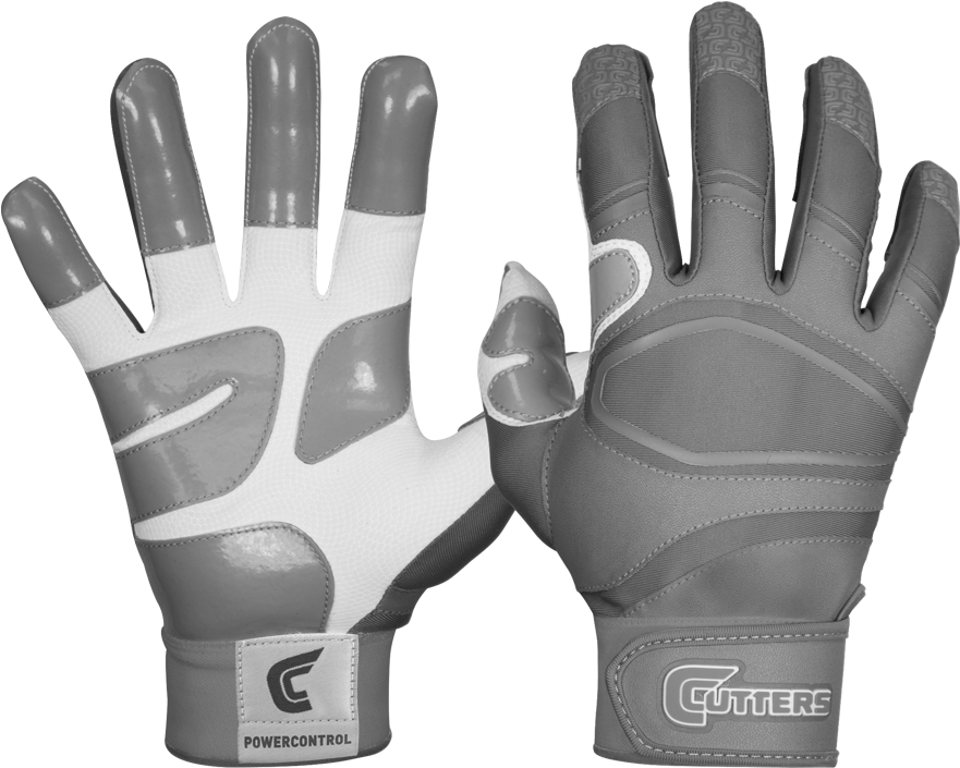 Neutral - Shock Doctor Power Control Batting Gloves - White/royal (1000x1000), Png Download