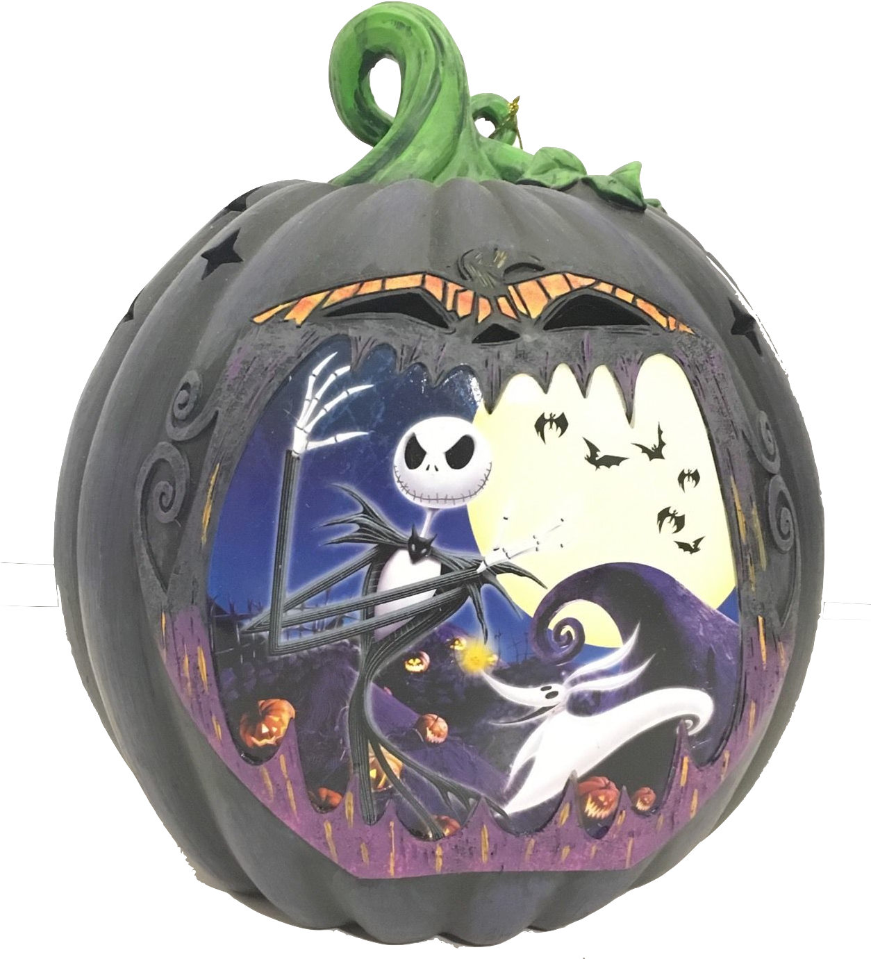 1 Of 2 Bradford Exchange- Nightmare Before Christmas - Nightmare Before Christmas - Glow-in-the-dark Poster (1253x1401), Png Download
