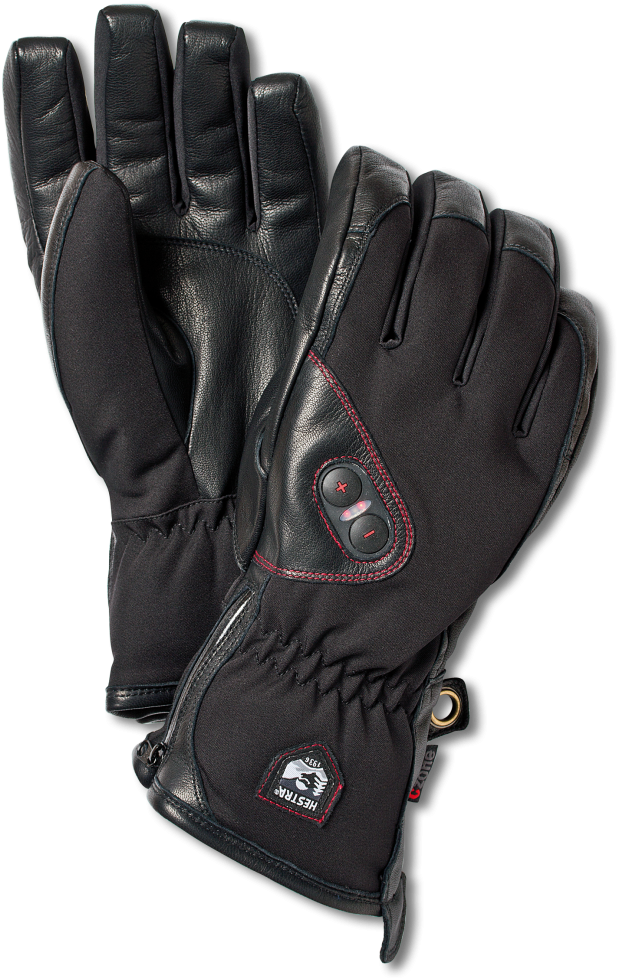 Hestra Power Heater Glove - Power Heater Glove - Men's-black-7 (670x1024), Png Download