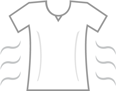 Odor Gets Trapped In The Fabric - Transparent T Shirt Outline (500x500), Png Download