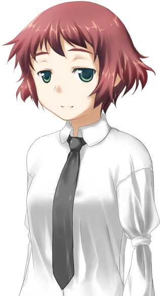 Smug Rin - Katawa Shoujo Rin And Emi (463x600), Png Download