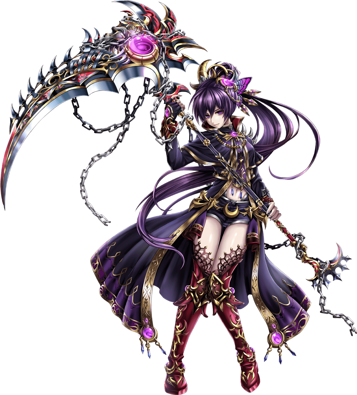 Alice - Brave Frontier Character Art (1178x1305), Png Download