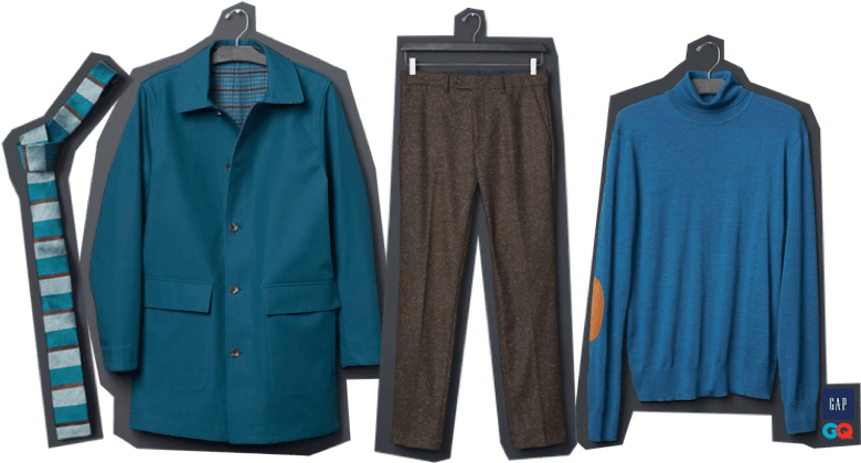 David Hart Gq Gap 2015 Collaboration Retail Fashion - Retail (800x419), Png Download