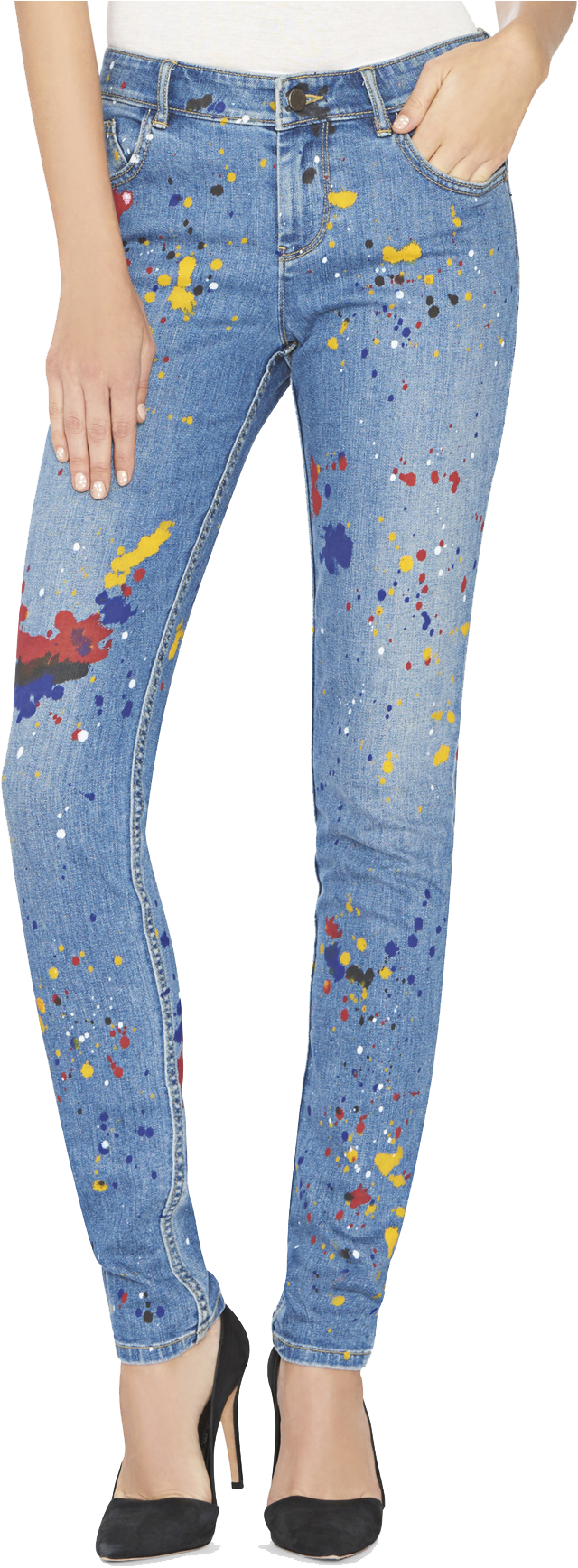 Leopard Jacket - Denim (1782x1746), Png Download