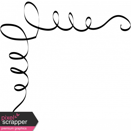 Swirl Doodle Template - Digital Scrapbooking (456x456), Png Download