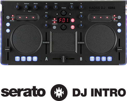 Korg Comes To The Party With Their Latest Product, - Korg Kaossdj Usb Dj Controller With Kaoss Fx (520x520), Png Download
