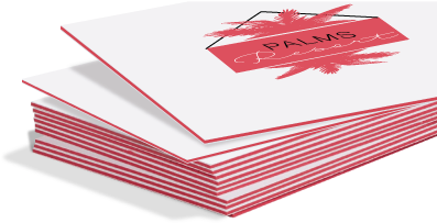 Trifecta Business Cards - 38 Pt Trifecta Red (405x303), Png Download