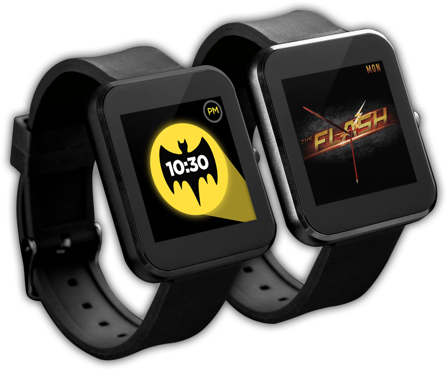 Dc Comics Smartwatches - Batman (1014x814), Png Download