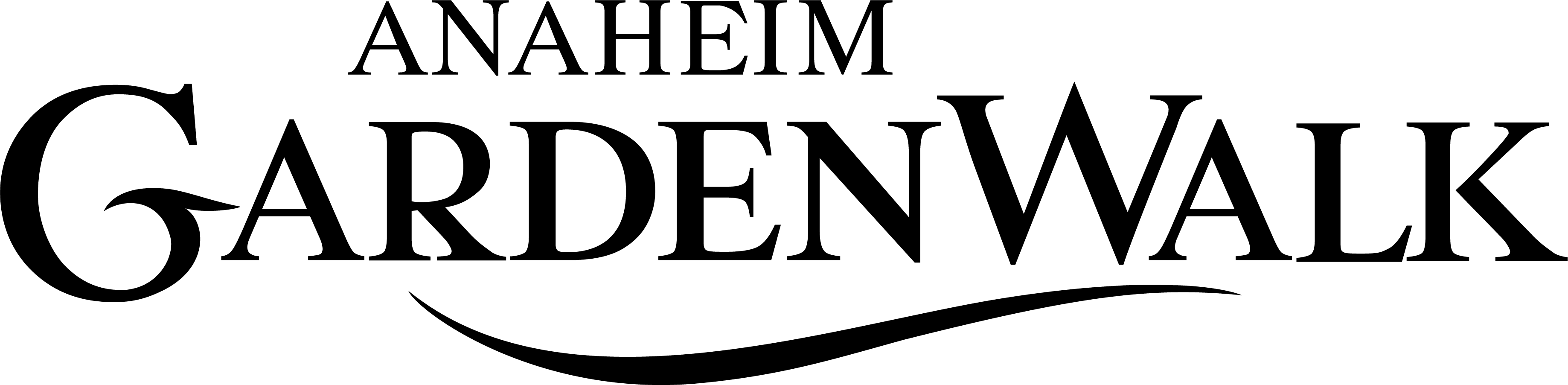 Anaheim Gardenwalk Transparent Logo Grc Corplogo Final - Jack Kent Cooke Foundation Logo (3675x902), Png Download