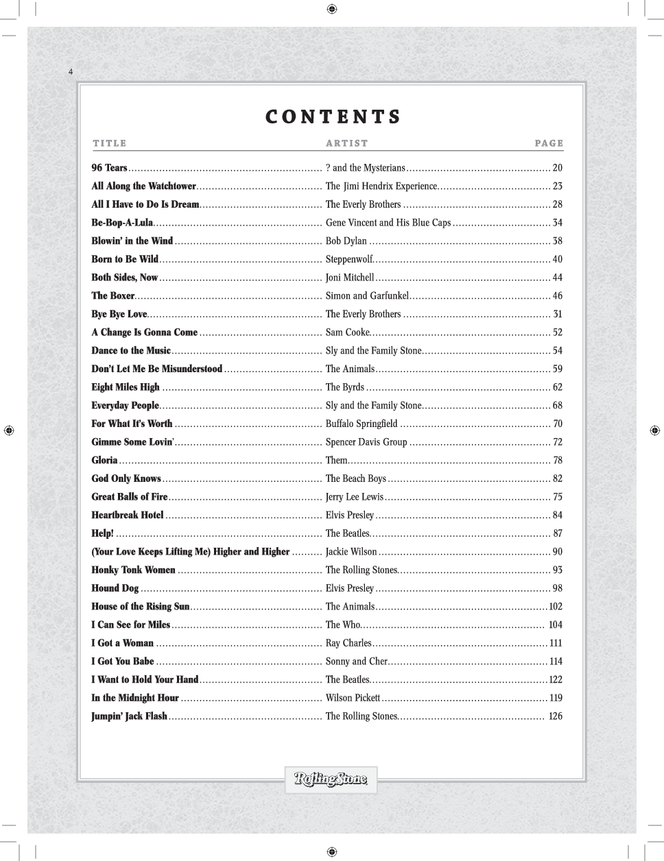 Rolling Stone 500 Greatest Songs Of All Time Volume - Rolling Stone (968x1256), Png Download