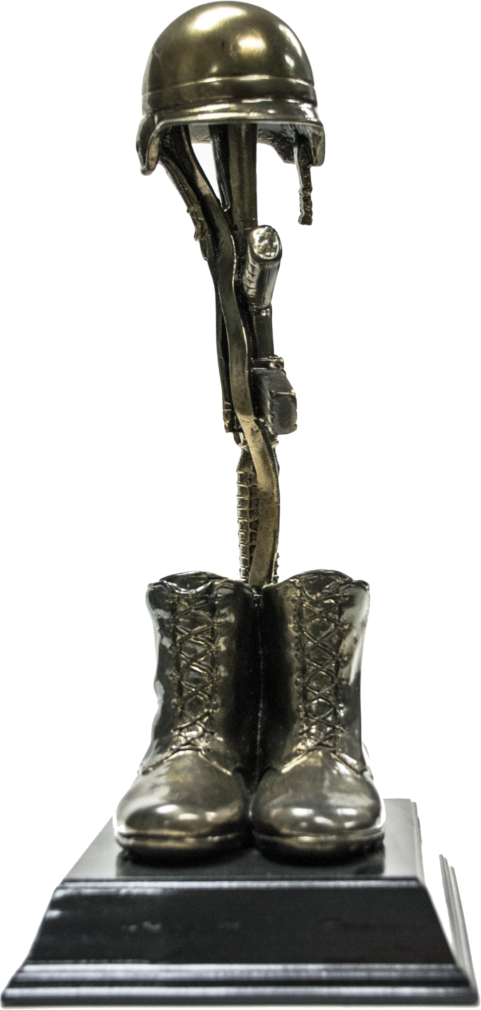 Bronze Memory Fallen Soldier - Fallen Soldier Battlefield Cross Png (1582x3324), Png Download