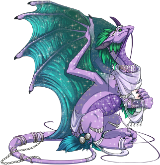5656141 350 - Blue Female Dragon (350x350), Png Download