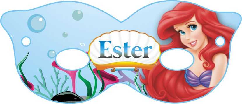 Mermaid Personalized Mini Magnet (each) (830x359), Png Download