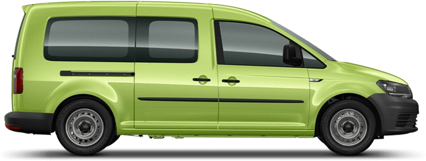 Caddy Window Van - Vw Caddy Maxi Kombi (850x480), Png Download