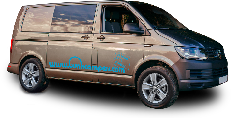 Bunk Campers - Car (1000x527), Png Download