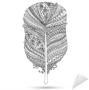 Vector Tribal Feather - Feather (400x400), Png Download