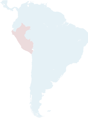 Map South America Pe - Latin America (380x491), Png Download