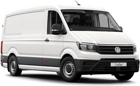 Crafter Van - Vw Crafter Png (839x316), Png Download