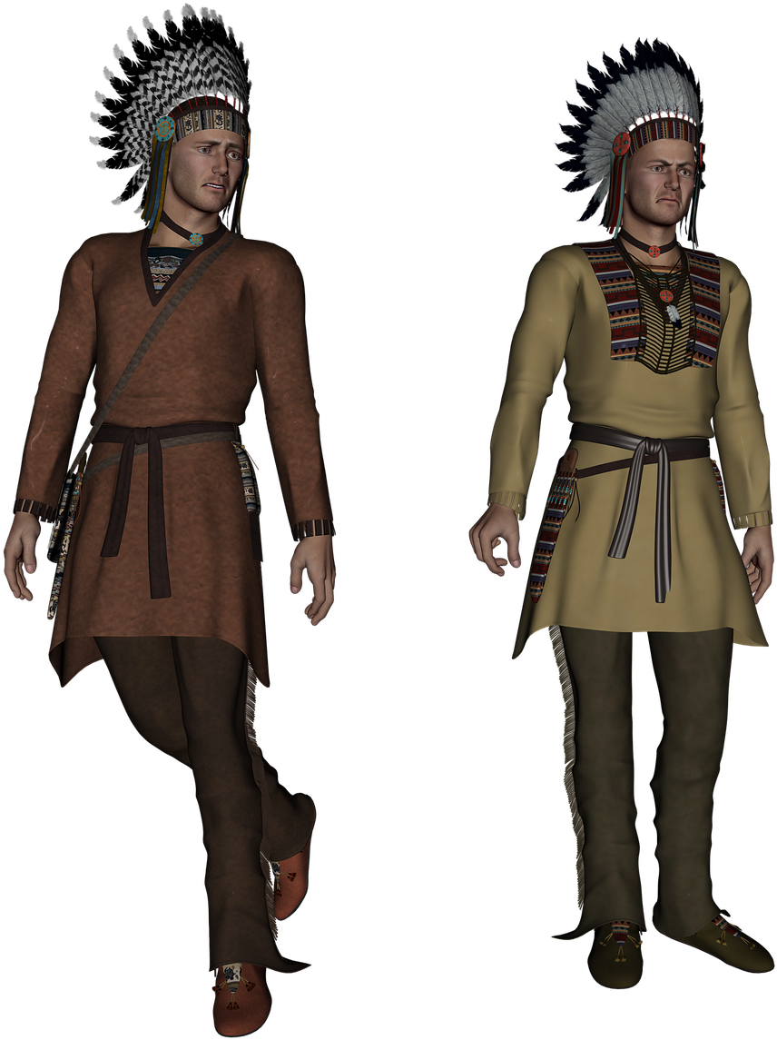 Indian Cheyenne Chief - Soldier (1280x1280), Png Download