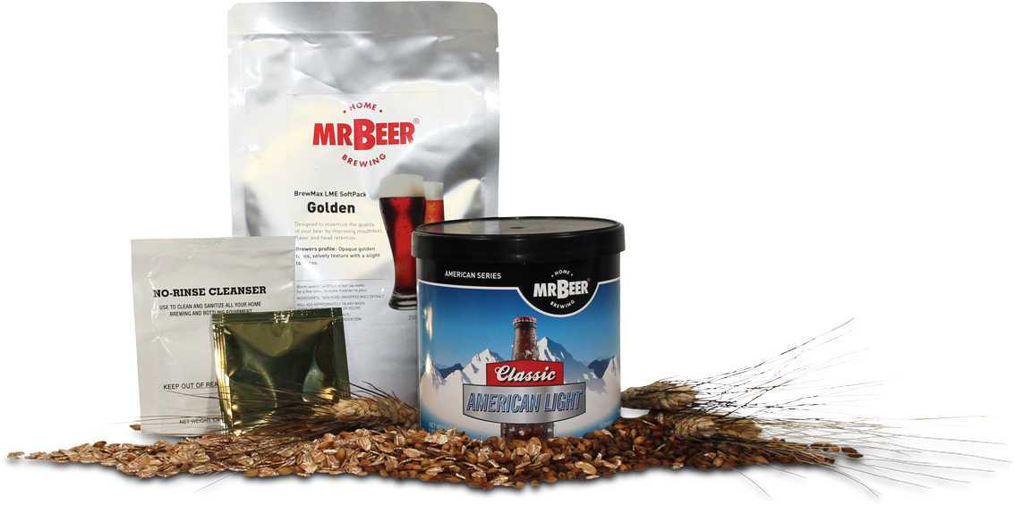 Chantilly Lace - Mr. Beer Classic American Light Refill Brew Pack (1176x685), Png Download