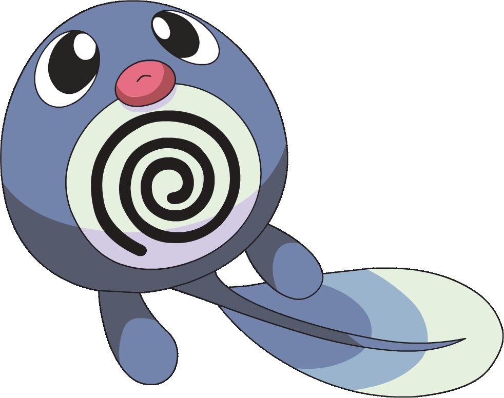 060 Poliwag Ag - Pokemon Poliwag Evolution (982x776), Png Download