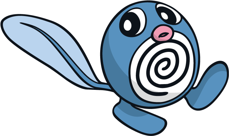 Poliwag Pokemon Character Vector Art - Poliwag Shiny (800x800), Png Download