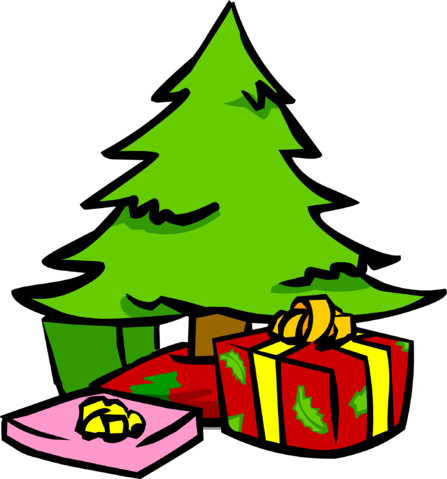 Small Christmas Tree Sprite 006 - Small Christmas Trees (447x479), Png Download