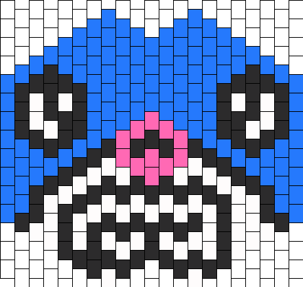 Poliwag Mask Bead Pattern - Poliwag (441x418), Png Download