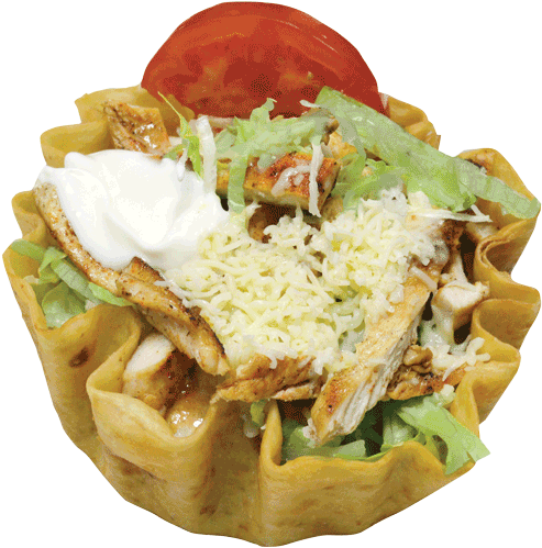 Taco Salad - Fast Food (850x653), Png Download