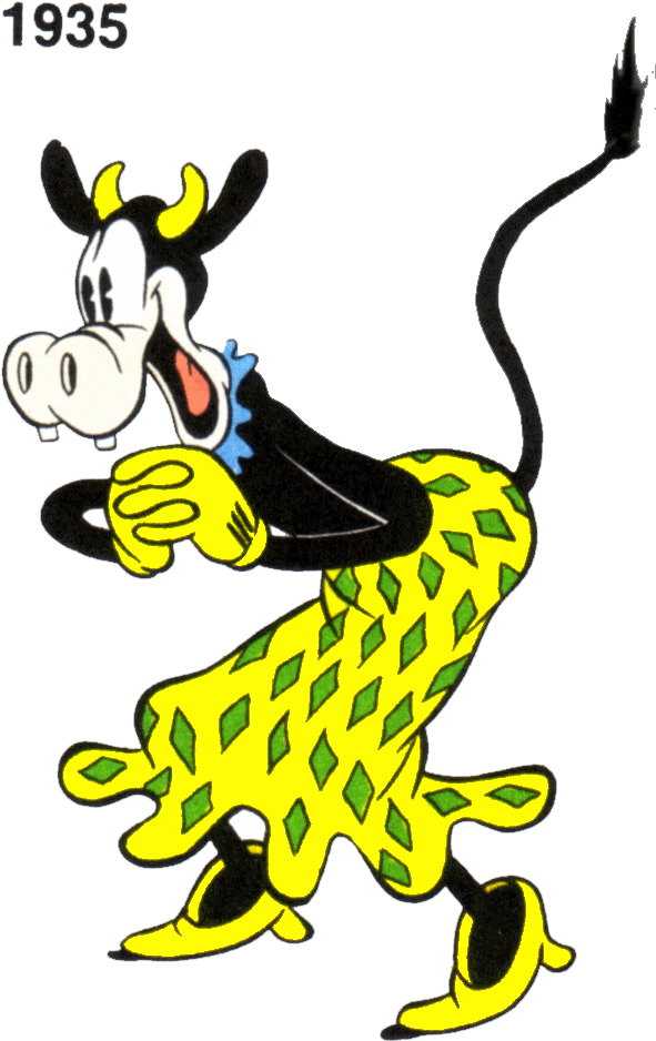 Clarabelle Cow Png Image - Clarabelle Cow Png (617x981), Png Download