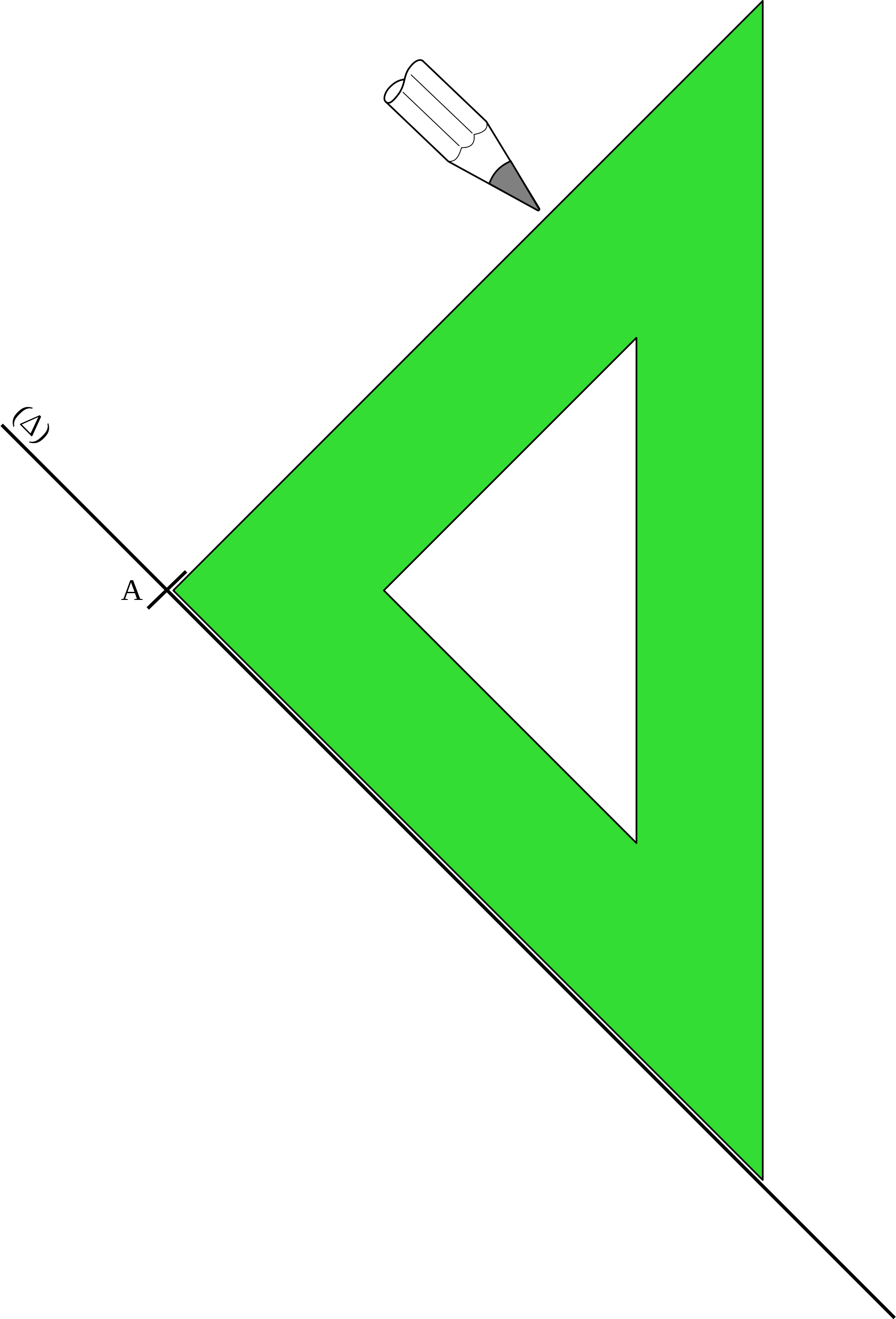 Open - Tracer Equerre (2000x2944), Png Download