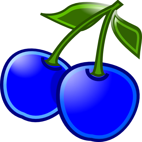 Jpg Freeuse Stock Blueberries Clip Art At Clker - Blue Berry Clip Art (594x596), Png Download