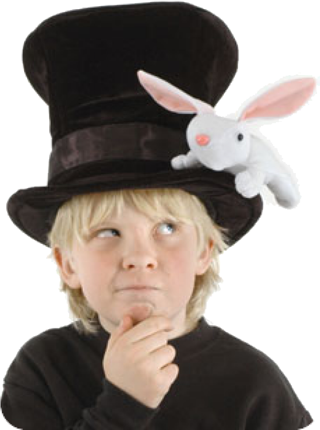 Rabbit Hat Transparent Image - Kids Top Hat (900x900), Png Download